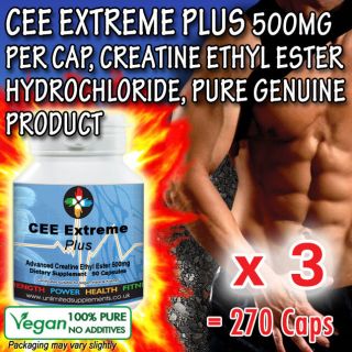 CEE EXTREME ANABOLIC NON STEROID SUPPLEMENT  270 caps