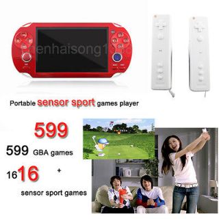 4GB portable wii family sensor games player  MP4 MP5 console TV out 