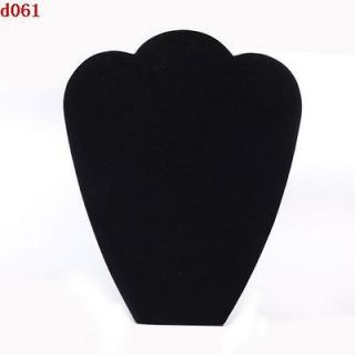   smaller Black Velvet Necklace Pendant Jewelry Display holder d061