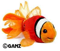 LIL KINZ  Tomato Clown Fish   Webkinz  NEW