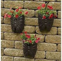 Planters Large Wall Metal Butterfly 3 Pack Garden & Flower Planter