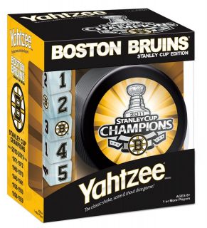 Boston Bruins Stanley Cup Edition Yahtzee New 2011