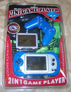 Rare 2 in 1 Handheld Game Player Extraventricular Shoot and Labyrinth 