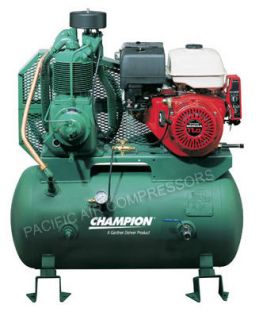   Two Stage 11HP HONDA GAS POWER AIR COMPRESSOR HGR5 3H Tank Mounted