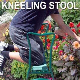   Folding Garden Kneeling Sitting Knee Stool Chair Gardening Tool 220lb