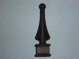 FENCE PICKET FINIALS ***55***   PLASTIC 4 SIDED SPEAR 4 1/8 TALL