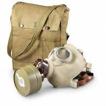 NEW CZECH MODEL Z GAS MASK WITH 40MM FILTER AND ORIGINAL CARRY BAG