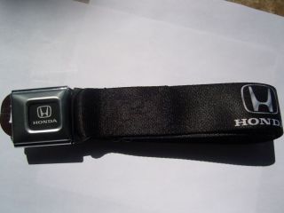 Genuine HONDA Logo Print Belt with Buckle seat belt