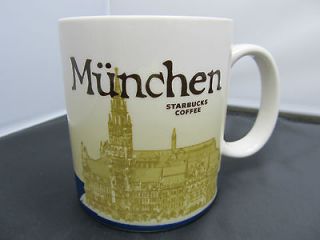   2011 Starbucks Munchen Munich Germany 16 oz Icon Series Coffee Tea Mug