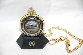 FRANKLIN MINT  Baltimore & Ohio Railroad Coin Collector Pocket Watch