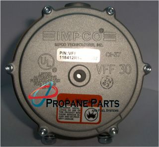 Impco Model VFF30 Vacuum Fuelock & Filter w/ Silicone Diaphragm