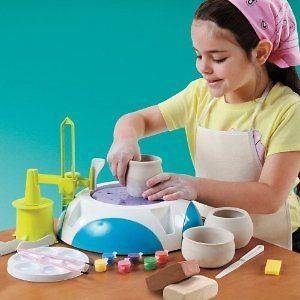 Boy Girls Discovery Kids Pottery Wheel Arts & Craft Ceramic Toy New 