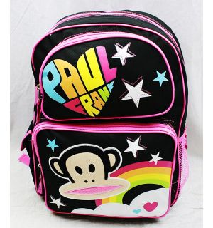   PAUL FRANK Monkey LARGE 16 BACKPACK School Tote Bag Purse NEW