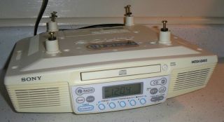    CD533 Mega Bass AM FM Radio CD Player Under Cabinet With Timer NICE