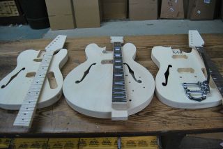 YOU PICK   HOLLOW AND SEMI HOLLOW BODY ELECTRIC GUITAR BUILDER LUTHIER 