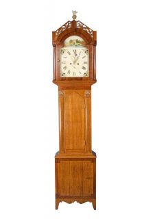 Antique English Grandfather Clock by John Lawson Bradford 1700s 