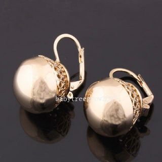rose gold ball stud earrings in Fashion Jewelry