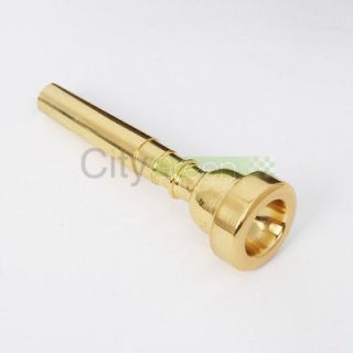 Brand New Trumpet Mouthpiece for Bach 7C Size Gold Plated