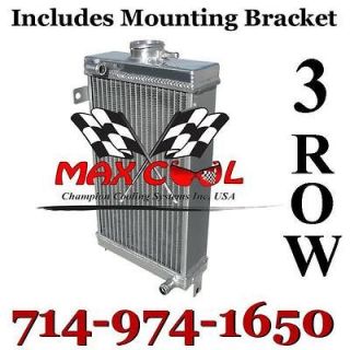 MAXCOOL 3 ROW CHAMPION RACING GAS SHIFTER KART / GO KART RADIATOR WITH 