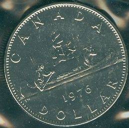 1976 PL Proof Like $1 Voyogeur One Dollar 76 Canada/Canadian Coin Un 