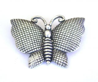 New Brooch Silver Plated Butterfly Pin Vintage Mothers Day Gift Free 