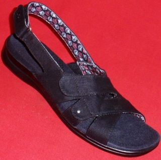 NEW Womens GRASSHOPPERS BEACHFRONT Black Velcro Casual/Comfort 