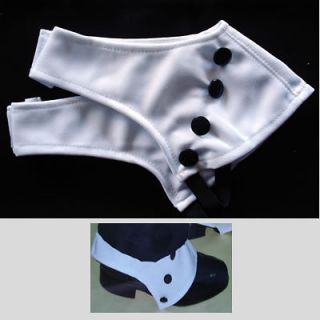 Shoe Spat covers GANGSTER Costume 1920s White Spats