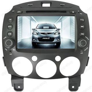   Screen Car DVD Player GPS Navigation for Mazda 2 + Free 3D GPS maps