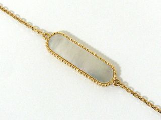   Van Cleef&Arpels 18k Yellow Gold Mother of Pearl Alhambra Bracelet