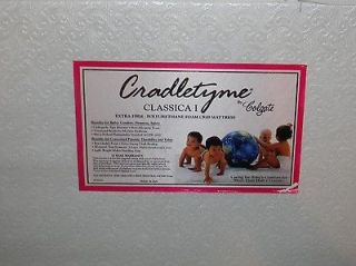 Colgate Cradletyme Classica 1 Infant/Baby Crib bed Extra Firm Mattress 