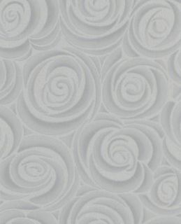 Graham and Brown Hermitage Collection Bella Grey and Silver Wallpaper 
