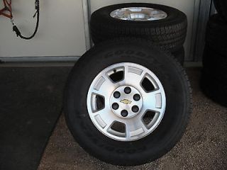 17Chev Silverado 07 12 OEM Wheel & Good Yr Tire Pkg 1 Set of 4 Take 
