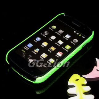 Mesh Hole Case Skin Cover in green color for Samsung Nexus S, i9023