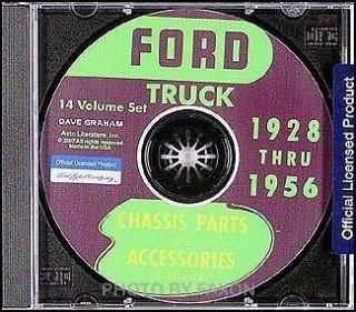   and Truck Parts Book CD 1948 1949 1950 1951 1952 1953 1954 1955 1956