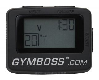 NEW BLACK GYMBOSS INTERVAL TIMER AND STOPWATCH, STRAIGHT FROM GYMBOSS 