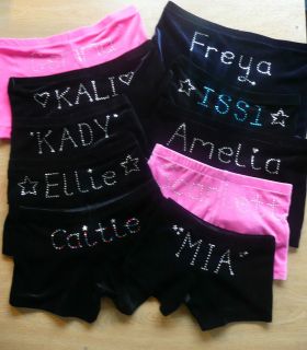 PERSONALISED GYMNASTICS LEOTARD DANCE SHORTS all sizes/colours in 