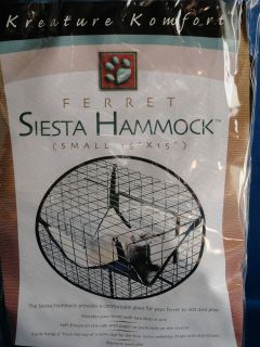 NIP Ferret Guinea Pig Rabbit Bed Siesta Cage Hanging Hammock Soft 