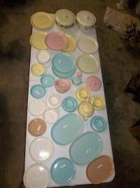 Bauer Speckled Dinnerware $10.00ea. Dishes, Cups&Saucers, Platters 