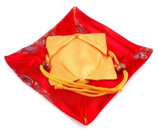   Top Quality Flexible Red Fine Silk Bag Cover Teapot Protection