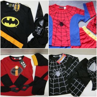 NEW Batman Spiderman Halloween Party costume SIZES 2T W033
