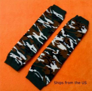 Camo Leg Warmers for Baby and Toddler Boy or Girl Camouflage