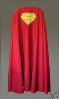 DC COMICS SUPERMAN MAN OF STEEL CAPE HALLOWEEN COSTUME RED