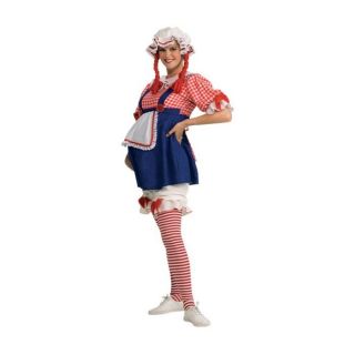 MATERNITY RAG DOLL pregnant raggedy ann adult womens costume ONE SIZE