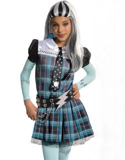  High Deluxe Frankie Stein Teen Girls Kids Halloween Costume Outfit S L