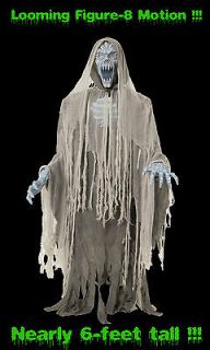   Animated EVIL ENTITY GHOST REAPER ZOMBIE Light up Sound Halloween Prop