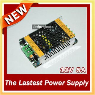 12V 5A Power Supply Transformer for SMD 3528/5050 Led Flexible Strip 