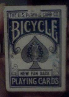Vintage Bicycle 808 Cards Fan Back Design Tax Stamp Box   unused