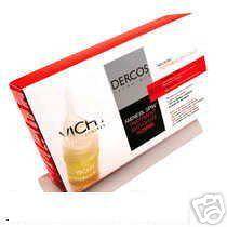 DERCOS VICHY for HAIR LOSS w/ AMINEXIL VIALS x12 for MEN