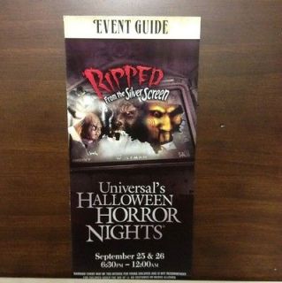 Halloween Horror Nights Event Guide 2009 Saw Chucky Universal Orlando
