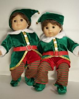    HALLOWEEN ELF Costume Doll Clothes Set For Bitty Baby Twins